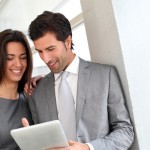 Pareja de empresarios Pareja de empresarios
