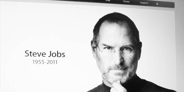 Imagen de Steve Jobs en apple.com