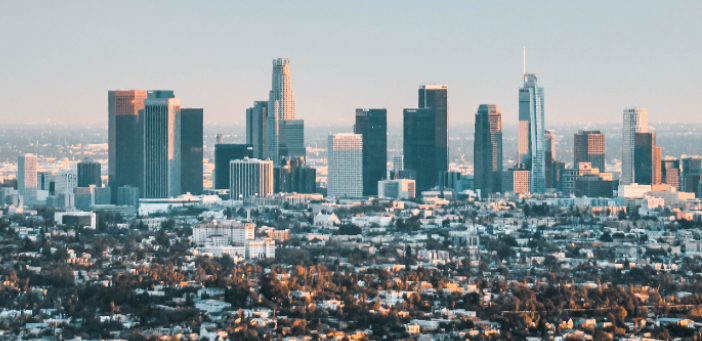 vista panorámica de la ciudad de Los Ángeles