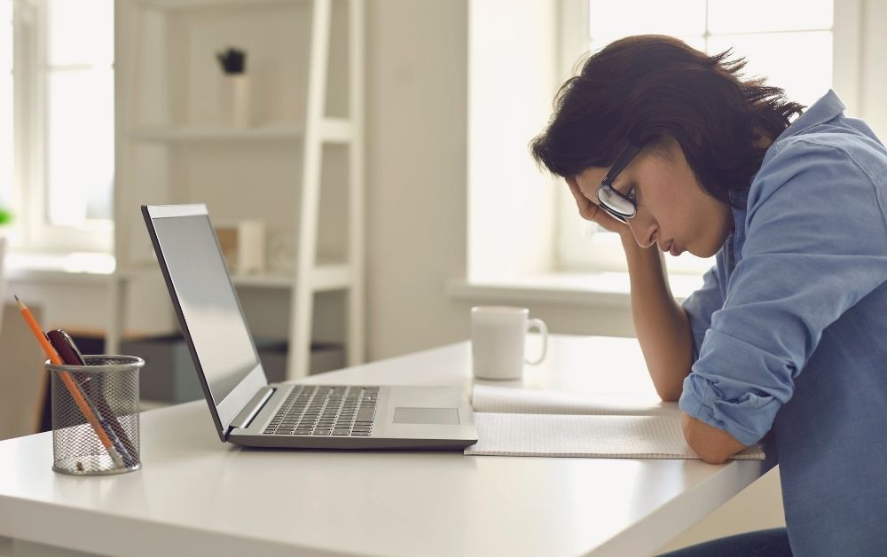 home office, depresión y estrés en el trabajo