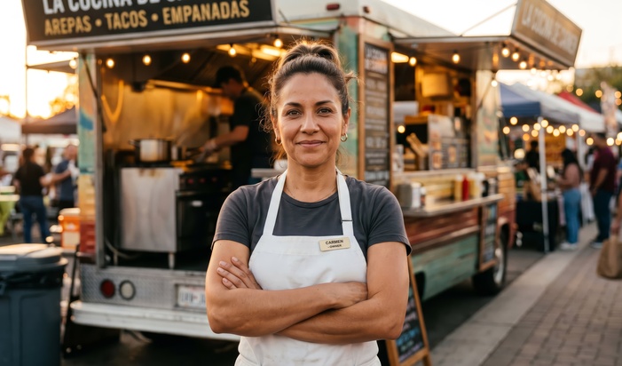 Luca sirve a emprendedores como los dueños de food trucks