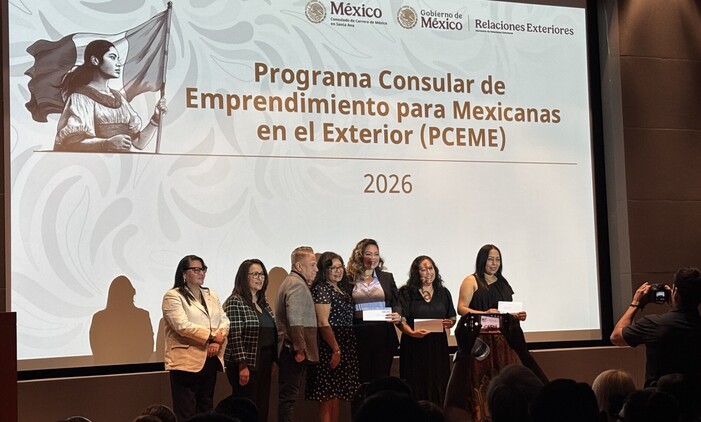 Participantes del programa de apoyo a mujeres emprendedoras