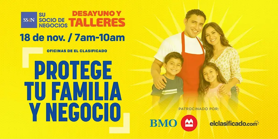 Su Socio de Negocios: Desayuno + Taller | Proteja lo que más importa